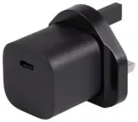 USB C PD Fast Charger, 1x USB C, 20W - TGR-USB-20W-PD-UK-B