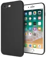 iPhone 8+ Ultra Thin TPU Gel Case, Black Matt -  MA-UNB-011