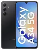 Galaxy A34 5G Dual SIM Smartphone, 128GB 6GB Graphite - SM-A346B/DSN (GRAPHITE)